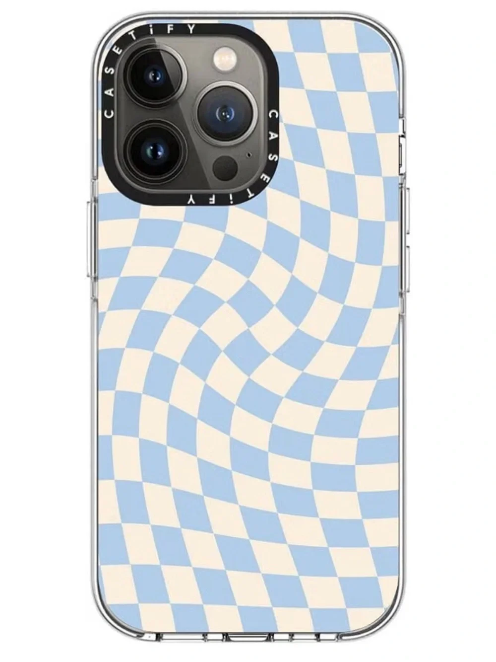 💙✨ CASETiFY Baby Blue Twist Clear iPhone 13 Pro MagSafe Case 📱